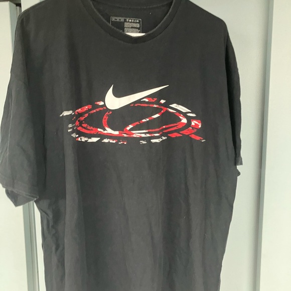Y2k nike basketball galaxy jordan bulls themed shirt nba swoosh tee size 2XL XXL - Picture 7 of 11